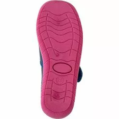 Fischer-Markenschuh Baby Hausschuhe MELLY Für Mädchen - Blau-kombi -Schuhladen 28898784 06