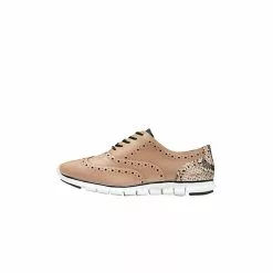 Cole Haan ZERØGRAND Wingtip Oxford Business-Schnürschuhe - Beige -Schuhladen 28936223 03