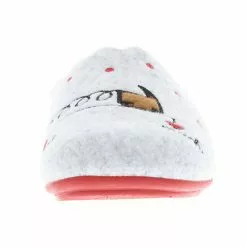 MARPEN SLIPPERS Damen Hausschuhe Pantoletten Pantoffeln Hund Weiß/grau - Weiß 12 MARPEN SLIPPERS Damen Hausschuhe Pantoletten Pantoffeln Hund Weiß/grau - Weiß -Schuhladen 29140445 04