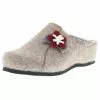 Tofee Damen Hausschuhe Pantoffeln Pantoletten Slipper Naturwollfilz Blume Beige - Beige 2 Tofee Damen Hausschuhe Pantoffeln Pantoletten Slipper Naturwollfilz Blume Beige - Beige -Schuhladen 29140471 01