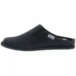 Tofee Herren Hausschuhe Pantoffeln Pantoletten Slipper Naturwollfilz Anthrazit - Anthrazit -Schuhladen 29140492 05