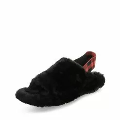 Westland Lille 104 | Hausschuh Für Damen | Schwarz Lille 104, Schwarz-kombi Pantoffeln - Schwarz-kombi -Schuhladen 29171481 09