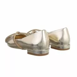 Ital-Design Klassische Ballerinas , Blockabsatz, Strass -Schuhladen 29346512 03