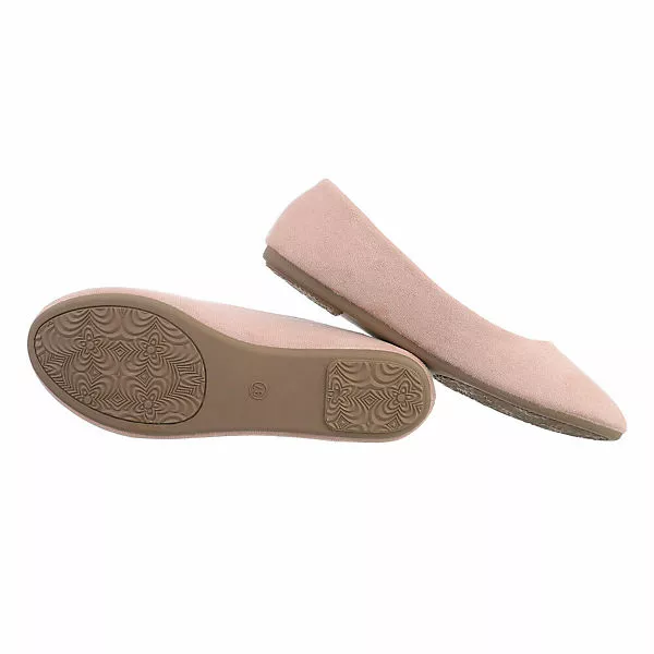 Ital-Design Klassische Ballerinas , Flach, 4 Ital-Design Klassische Ballerinas , Flach, – Bild 2