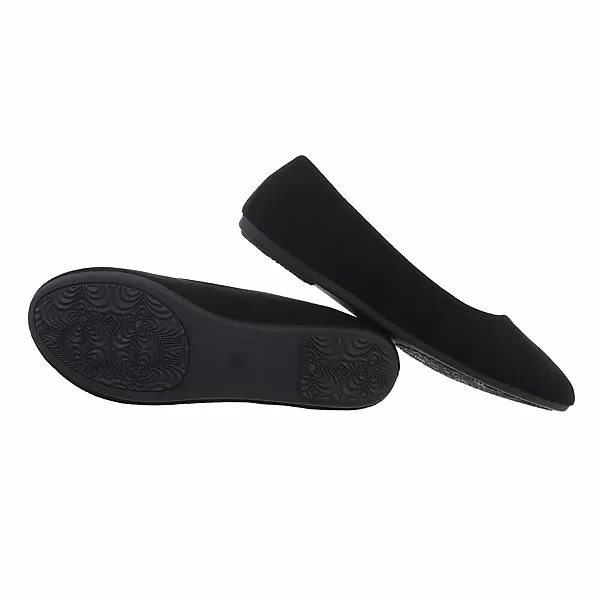 Ital-Design Klassische Ballerinas , Flach, 4 Ital-Design Klassische Ballerinas , Flach, – Bild 2