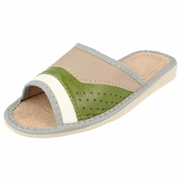 Filsko Alavus - Pantoffel - Aus Rindsleder - Mit Lüftungslöchern - Grau 3 Filsko Alavus - Pantoffel - Aus Rindsleder - Mit Lüftungslöchern - Grau