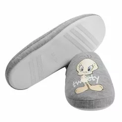 United Labels Looney Tunes Hausschuhe - Tweety Puschen Pantoffeln Slipper Hausschuhe - Grau -Schuhladen 29550175 03