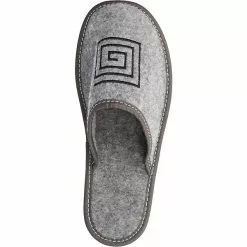 Filsko Troon - Offene Filzpantoffeln - Strapazierfähig - Leicht 93 G - Muster - Grau/schwarz - 36 Bis 46 EU 13 Filsko Troon - Offene Filzpantoffeln - Strapazierfähig - Leicht 93 G - Muster - Grau/schwarz - 36 Bis 46 EU -Schuhladen 29626971 05