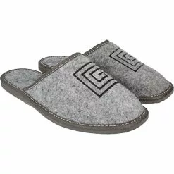 Filsko Troon - Offene Filzpantoffeln - Strapazierfähig - Leicht 93 G - Muster - Grau/schwarz - 36 Bis 46 EU 15 Filsko Troon - Offene Filzpantoffeln - Strapazierfähig - Leicht 93 G - Muster - Grau/schwarz - 36 Bis 46 EU -Schuhladen 29626971 07