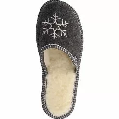 Filsko Vojens - Pantoffeln Für Damen - Aus Filz - Mit Schafwolle Gefüttert - 36 Bis 41 EU - Schwarz -Schuhladen 29626983 05