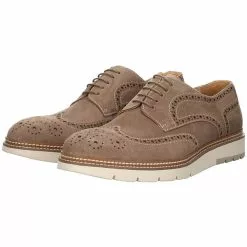 Digel Herren Businessschuhe Sidney Schnürschuh Schnürhalbschuhe Büro Elegant Veloursleder Uni Business-Schnürschuhe - Beige -Schuhladen 29638817 10