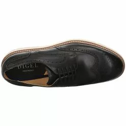 Digel Herren Businessschuhe Sidney Schnürschuh Schnürhalbschuhe Büro Elegant Glattleder Uni Business-Schnürschuhe - Schwarz -Schuhladen 29655101 08