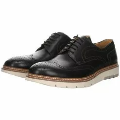 Digel Herren Businessschuhe Sidney Schnürschuh Schnürhalbschuhe Büro Elegant Glattleder Uni Business-Schnürschuhe - Schwarz -Schuhladen 29655101 10