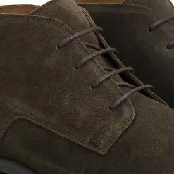 Travelin Watford Suede Business-Schnürschuhe - Khaki -Schuhladen 29934086 05