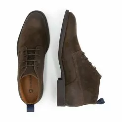 Travelin Watford Suede Business-Schnürschuhe - Khaki -Schuhladen 29934086 07