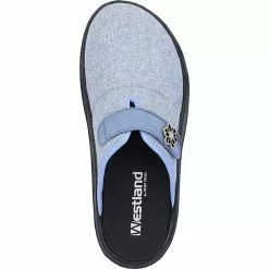 Westland Roubaix 01 | Hausschuh Für Damen | Blau Roubaix 01, Skyblue Pantoffeln - Blau -Schuhladen 30004453 09