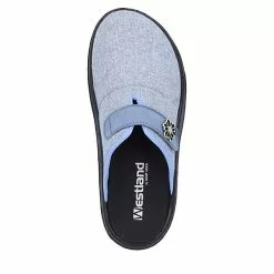 Westland Roubaix 01 | Hausschuh Für Damen | Blau Roubaix 01, Skyblue Pantoffeln - Blau -Schuhladen 30004453 15