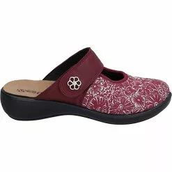Westland Korsika 349 | Hausschuh Für Damen | Rot Korsika 349, Bordo Pantoffeln - Bordeaux -Schuhladen 30009034 02