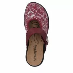Westland Korsika 349 | Hausschuh Für Damen | Rot Korsika 349, Bordo Pantoffeln - Bordeaux -Schuhladen 30009034 16