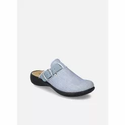 Westland Korsika 307 | Hausschuh Für Damen | Blau Korsika 307, Jeans-kombi Pantoffeln - Blau-kombi -Schuhladen 30010615 04