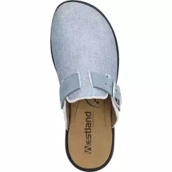 Westland Korsika 307 | Hausschuh Für Damen | Blau Korsika 307, Jeans-kombi Pantoffeln - Blau-kombi -Schuhladen 30010615 09