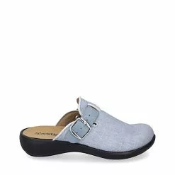 Westland Korsika 307 | Hausschuh Für Damen | Blau Korsika 307, Jeans-kombi Pantoffeln - Blau-kombi -Schuhladen 30010615 10