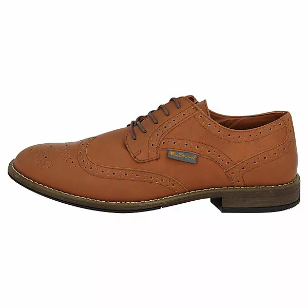 BEN SHERMAN® 4 EYE FASHION BROGUE Leder Herren Strassenschuhe 4 BEN SHERMAN® 4 EYE FASHION BROGUE Leder Herren Strassenschuhe – Bild 2