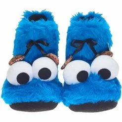United Labels Sesamstraße Hausschuhe - Krümelmonster 3D Plüsch Booties Stiefel Cookie Monster Hausschuhe - Blau 9 United Labels Sesamstraße Hausschuhe - Krümelmonster 3D Plüsch Booties Stiefel Cookie Monster Hausschuhe - Blau -Schuhladen 30066638 02