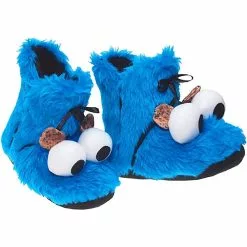 United Labels Sesamstraße Hausschuhe - Krümelmonster 3D Plüsch Booties Stiefel Cookie Monster Hausschuhe - Blau 11 United Labels Sesamstraße Hausschuhe - Krümelmonster 3D Plüsch Booties Stiefel Cookie Monster Hausschuhe - Blau -Schuhladen 30066638 04
