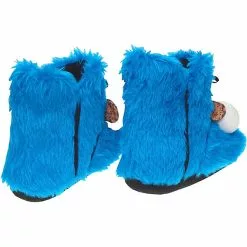 United Labels Sesamstraße Hausschuhe - Krümelmonster 3D Plüsch Booties Stiefel Cookie Monster Hausschuhe - Blau 12 United Labels Sesamstraße Hausschuhe - Krümelmonster 3D Plüsch Booties Stiefel Cookie Monster Hausschuhe - Blau -Schuhladen 30066638 05