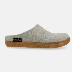 Haflinger Emils Toffel Filzpantoffel Hausschuh Mit Ledersohle Unisex