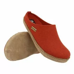 Haflinger Emils Toffel Filzpantoffel Hausschuh Mit Ledersohle Unisex -Schuhladen 30067498 02