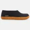Haflinger Emils Slipper Filzpantoffel Hausschuh Mit Ledersohle Unisex