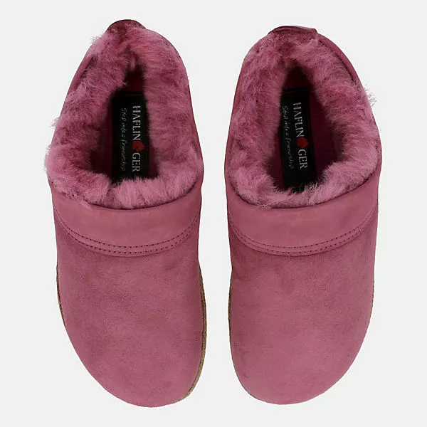 Haflinger Snowbird Lammfell Leder Hausschuh Unisex 5 Haflinger Snowbird Lammfell Leder Hausschuh Unisex – Bild 3