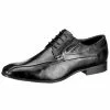 Bugatti Mattia Nappa Business-Schnürschuhe - Schwarz -Schuhladen 3015766 01