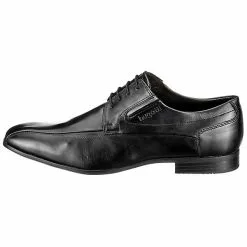 Bugatti Mattia Nappa Business-Schnürschuhe - Schwarz -Schuhladen 3015766 03