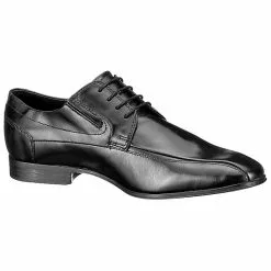 Bugatti Mattia Nappa Business-Schnürschuhe - Schwarz -Schuhladen 3015766 05