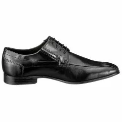 Bugatti Mattia Nappa Business-Schnürschuhe - Schwarz -Schuhladen 3015766 06