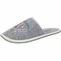 Adelheid Allerbester Opa Hausschuhe - Hellgrau