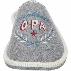 Adelheid Allerbester Opa Hausschuhe - Hellgrau -Schuhladen 4384393 03