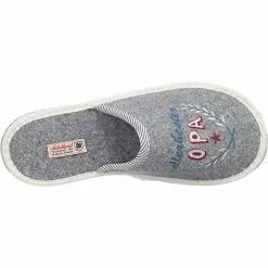 Adelheid Allerbester Opa Hausschuhe - Hellgrau -Schuhladen 4384393 05