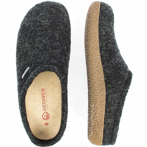 Giesswein Hausschuh Veitsch Hüttenschuhe - Anthrazit 5 Giesswein Hausschuh Veitsch Hüttenschuhe - Anthrazit – Bild 3