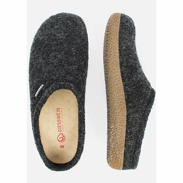 Giesswein Hausschuh Veitsch Hüttenschuhe - Anthrazit 12 Giesswein Hausschuh Veitsch Hüttenschuhe - Anthrazit – Bild 10