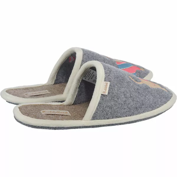 Adelheid Gut (v)erzogen Filzpantoffel Hausschuhe - Hellgrau 6 Adelheid Gut (v)erzogen Filzpantoffel Hausschuhe - Hellgrau – Bild 4