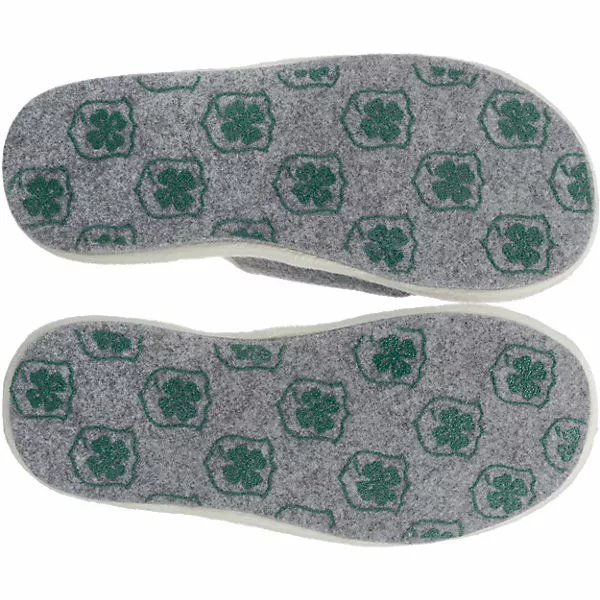 Adelheid Gut (v)erzogen Filzpantoffel Hausschuhe - Hellgrau 8 Adelheid Gut (v)erzogen Filzpantoffel Hausschuhe - Hellgrau – Bild 6