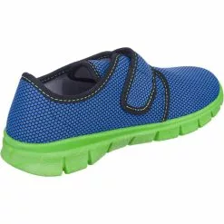 Superfit Hausschuhe BOBBY WMS Weite M4 Für Jungen, Fußball - Blau/grün -Schuhladen 5630249 04
