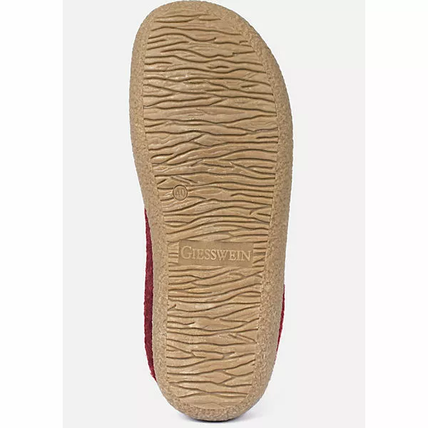 Giesswein Hausschuh Veitsch Hüttenschuhe - Rot 14 Giesswein Hausschuh Veitsch Hüttenschuhe - Rot – Bild 12