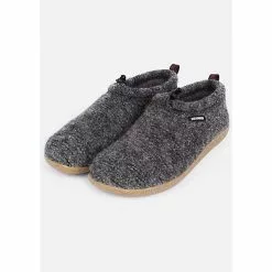 Giesswein Damen Hüttenschuhe Geschlossene Hausschuhe - Grau -Schuhladen 7274302 11