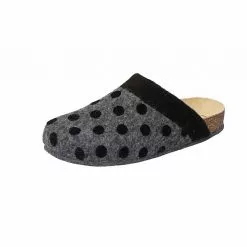 Weeger HausschuhArt. 48014-20 PUNTO Hausschuhe - Anthrazit/schwarz