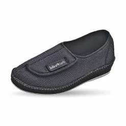 Per Pedia Unisex Klima-Hausschuh Mit Weiter Öffnung Und Patentsohle Hausschuhe - Schwarz 5 Per Pedia Unisex Klima-Hausschuh Mit Weiter Öffnung Und Patentsohle Hausschuhe - Schwarz -Schuhladen 8264590 02